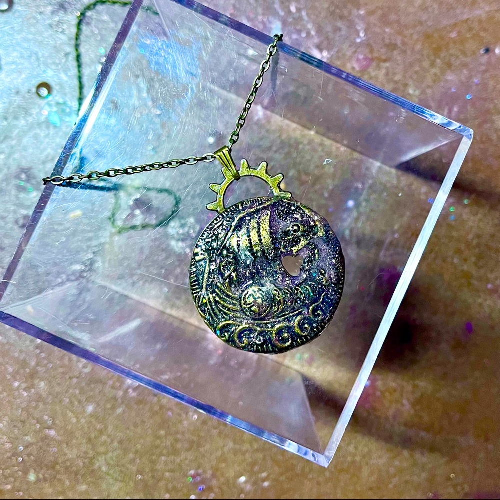 Viking Ship Nordic Steampunk Necklace